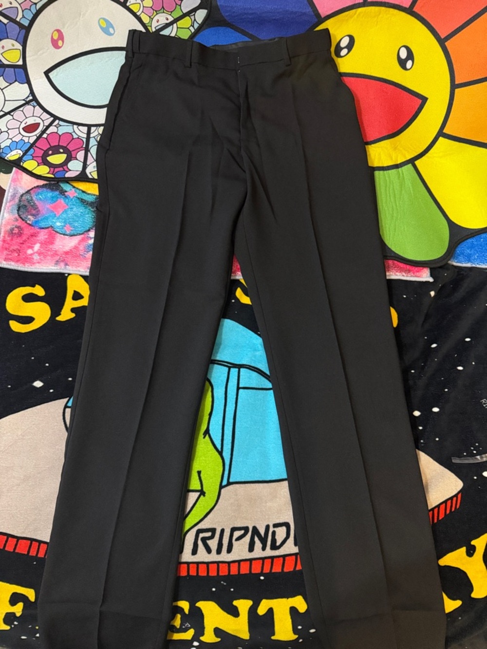 Men's Black Dress Pants Design Collective by Cintas